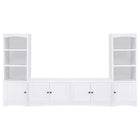 Laughlin - 3-piece Entertainment Center TV Stand - White