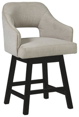 Tallenger - Upholstered Swivel Barstool (Set of 2) by Signature Design by Ashley® | Bel Furniture