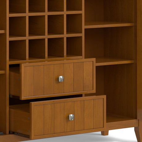 Bedford - Sideboard Buffet And Wine Rack by Simpli-Home | Bel Furniture