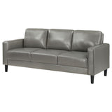 Ruth - Upholstered Track Arm Sofa by Coaster Fine Furniture | Bel Furniture