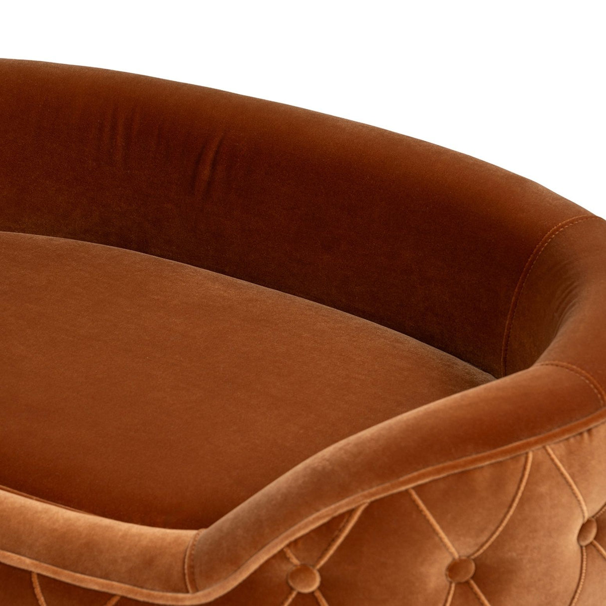Monroe - Dog Sofa Bed - Burnt Orange