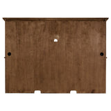 Hartshill - 2-Door Hutch With Shelves - Burnished Oak