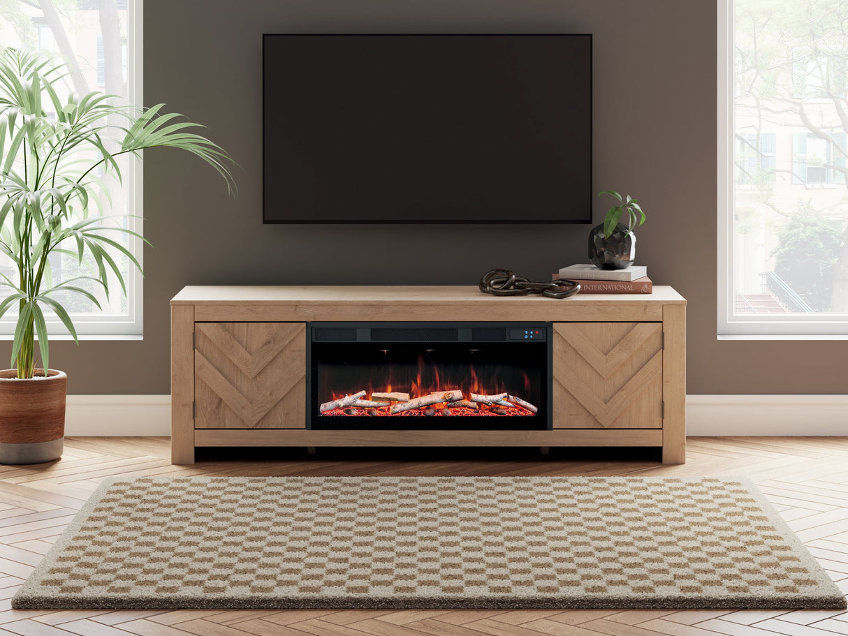 Cayboni - LG TV Stand With Fireplace Option by Signature Design by Ashley® | Bel Furniture