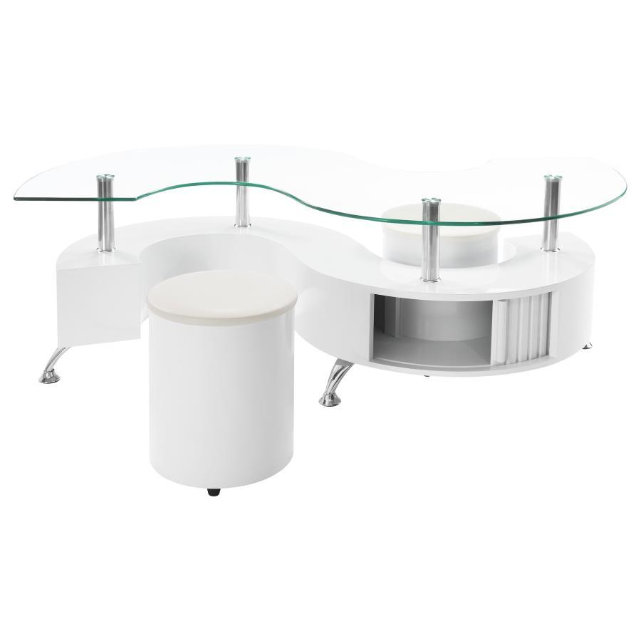 Buckley - 3 Piece Coffee Table And Stools Set