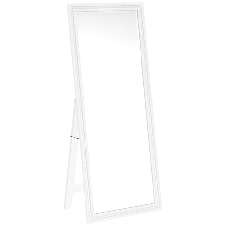 Windrose - Tempered LED Standing Mirror White by Coaster Fine Furniture | Bel Furniture