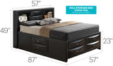 Marilla - Storage Bed With Bookcase Headboard