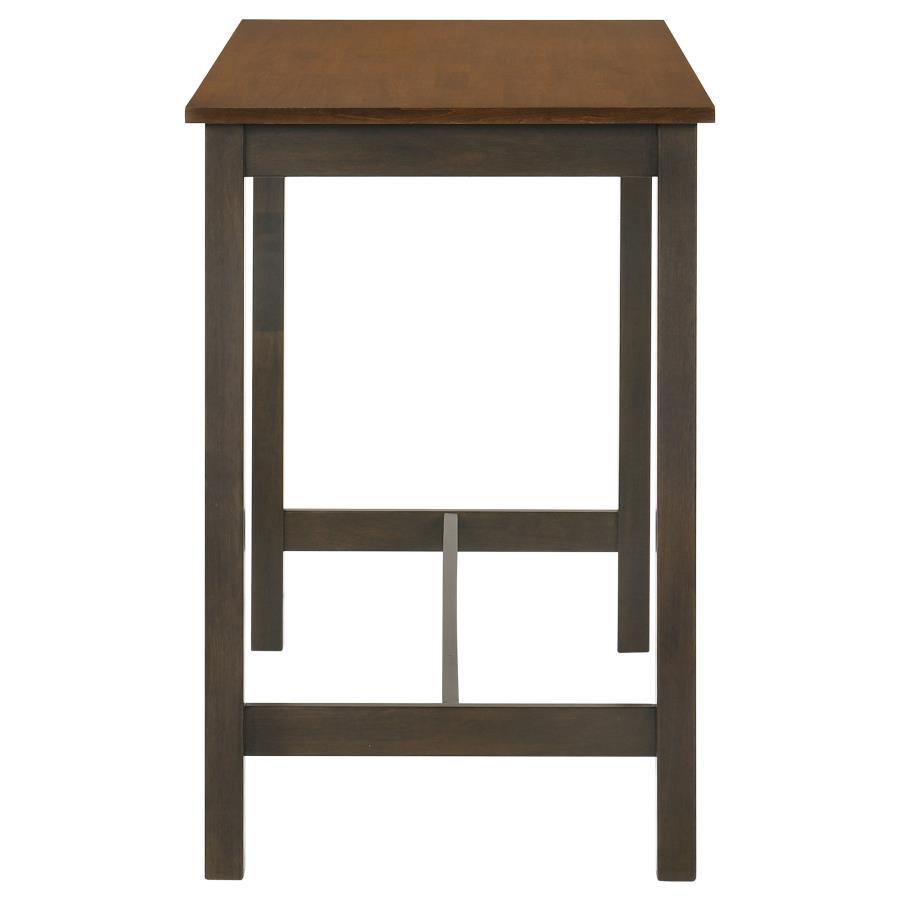 Connie - 4 Piece Counter Height Set - Chestnut And Dark Brown