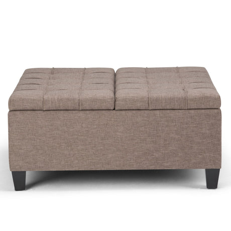 Harrison - Upholstered Coffee Table Storage Ottoman - view 91