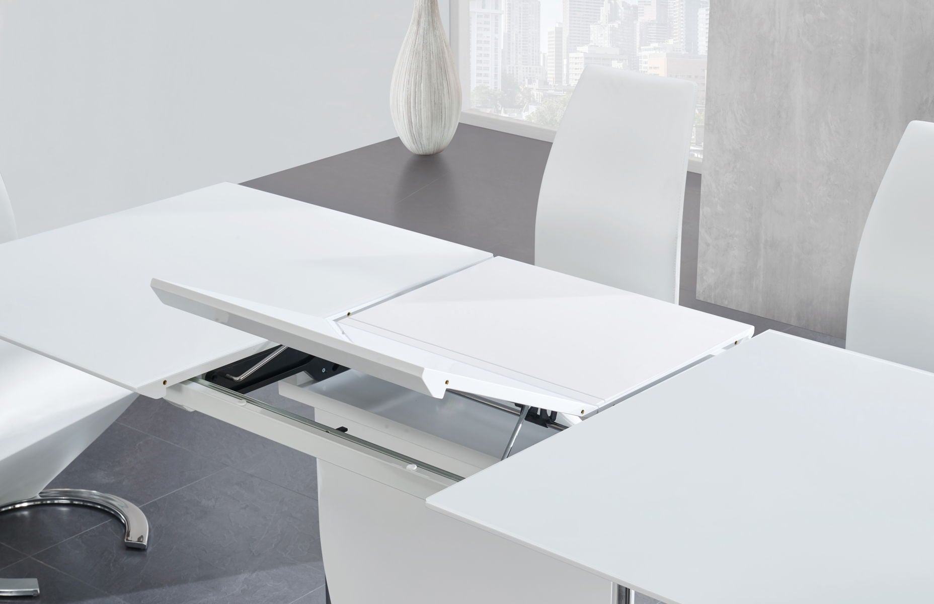 Audi - Dining Table - White