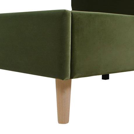 Stockholm - Modern Wavy Headboard Platform Bed by Jennifer Taylor Home | Bel Furniture