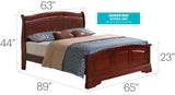 Panel Sleigh Bed Elegantly Crafted