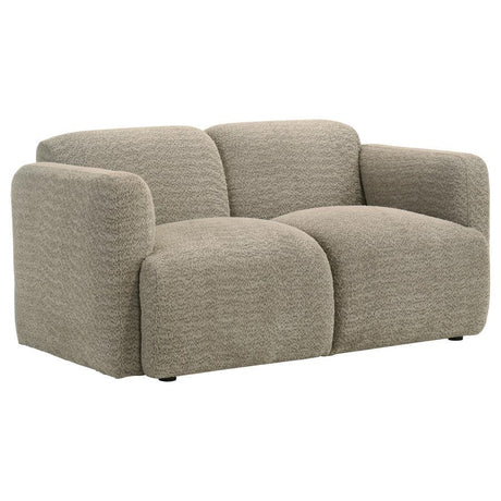 Dorset - Fabric Upholstered Round Track Arm Loveseat