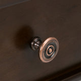 Carlton - Console Sofa Table - Dark Tobacco Brown by Simpli-Home | Bel Furniture