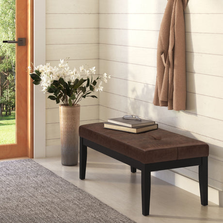 Lacey - Upholstered Tufted Ottoman Bench - view 15