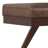 Chanelle - Mid-Century Ottoman Bench