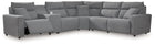 ModMax II - Salt And Pepper - Reclining Sectional