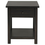 Payne - 1 Drawers Wood End Table with Shelf by Coaster Fine Furniture | Bel Furniture