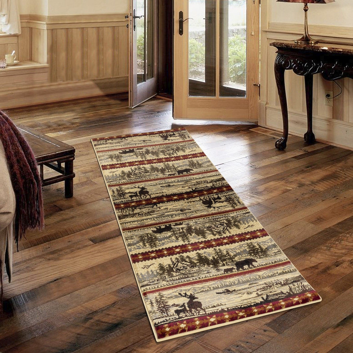 Nature's Nest - GC_CBL3005 Lodge Area Rug by Icona Home Decor | Bel Furniture