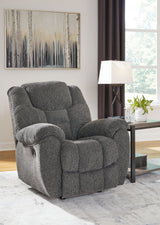 Foreside - Charcoal - Rocker Recliner by Signature Design by Ashley® | Bel Furniture
