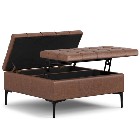 Laura - Lift Top Storage Ottoman - view 10