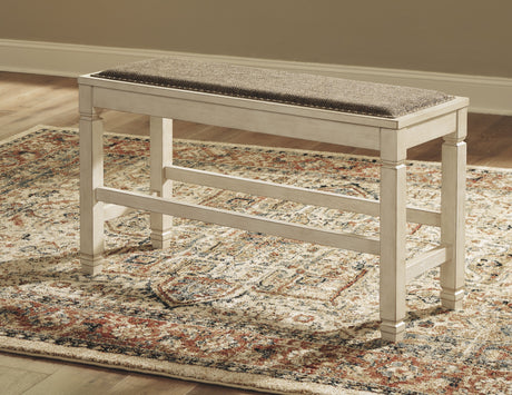 Bolanburg - Beige - DBL Counter UPH Bench by Signature Design by Ashley® | Bel Furniture