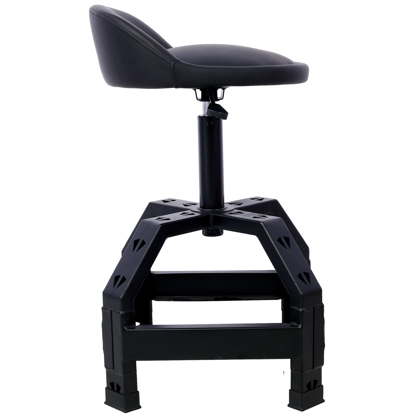 Pneumatic 360 Degree Swivel Stool, Mechanics Rolling Creeper Seat, Heavy Duty Mechanics Stool