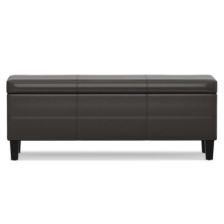 Afton - Large Storage Ottoman Bench - view 2