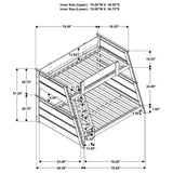 Holden - Wood Veneer Bunk Bed by Coaster Fine Furniture | Bel Furniture