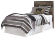 Derekson - Headboard With Bed Frame Dark Gray by Benchcraft® | Bel Furniture