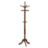 Achelle - 11 Hook Freestanding Coat Rack Hanger Dark Brown by CoasterEveryday | Bel Furniture
