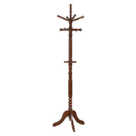 Achelle - 11 Hook Freestanding Coat Rack Hanger Dark Brown by CoasterEveryday | Bel Furniture