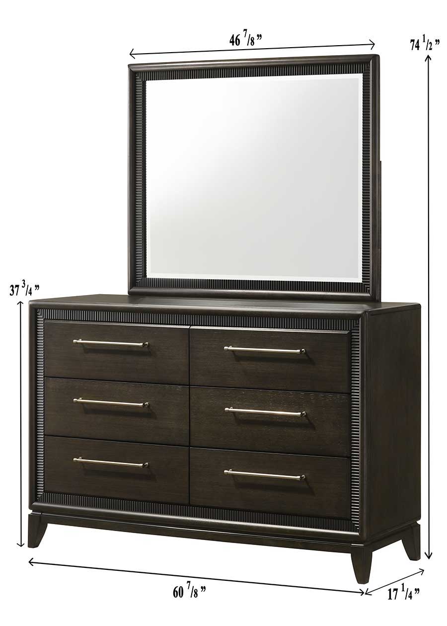 Saratoga - Dresser by Crown Mark | Bel Furniture