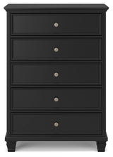 Lanolee - Black - Five Drawer Chest by Signature Design by Ashley® | Bel Furniture