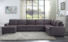 Tifton - Linen 7 Seat Reversible Modular Sectional Sofa Chaise by Lilola Home | Bel Furniture