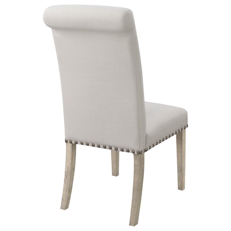 Salem - Fabric Upholstered Dining Side Chair (Set of 2) - Beige by CoasterEssence | Bel Furniture