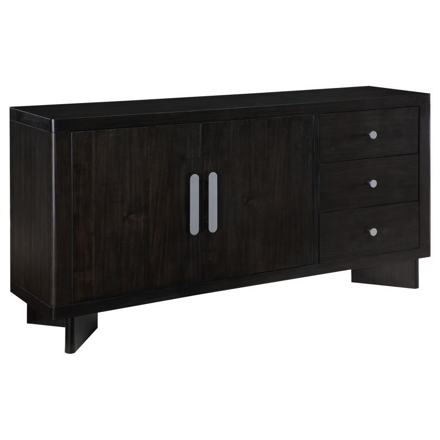 Hathaway - 3 Drawer Dining Buffet Sideboard - Acacia Brown