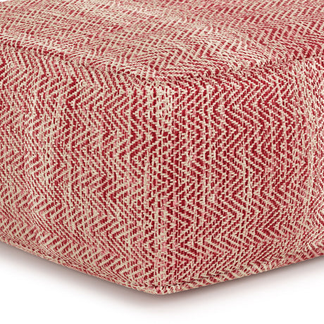 Nate - Handcrafted Square Pouf - view 13