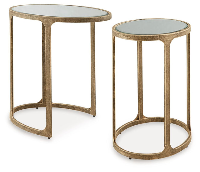 Irmaleigh - Antique Black - Accent Table Set (Set of 2) by Signature Design by Ashley® | Bel Furniture
