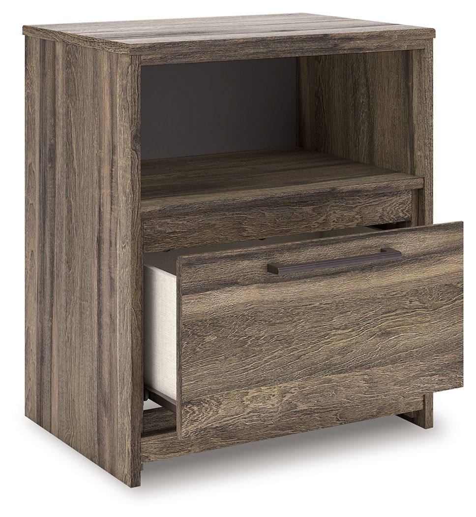 Elbrim - Brown - One Drawer Night Stand by Signature Design by Ashley® | Bel Furniture