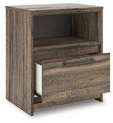 Elbrim - Brown - One Drawer Night Stand by Signature Design by Ashley® | Bel Furniture