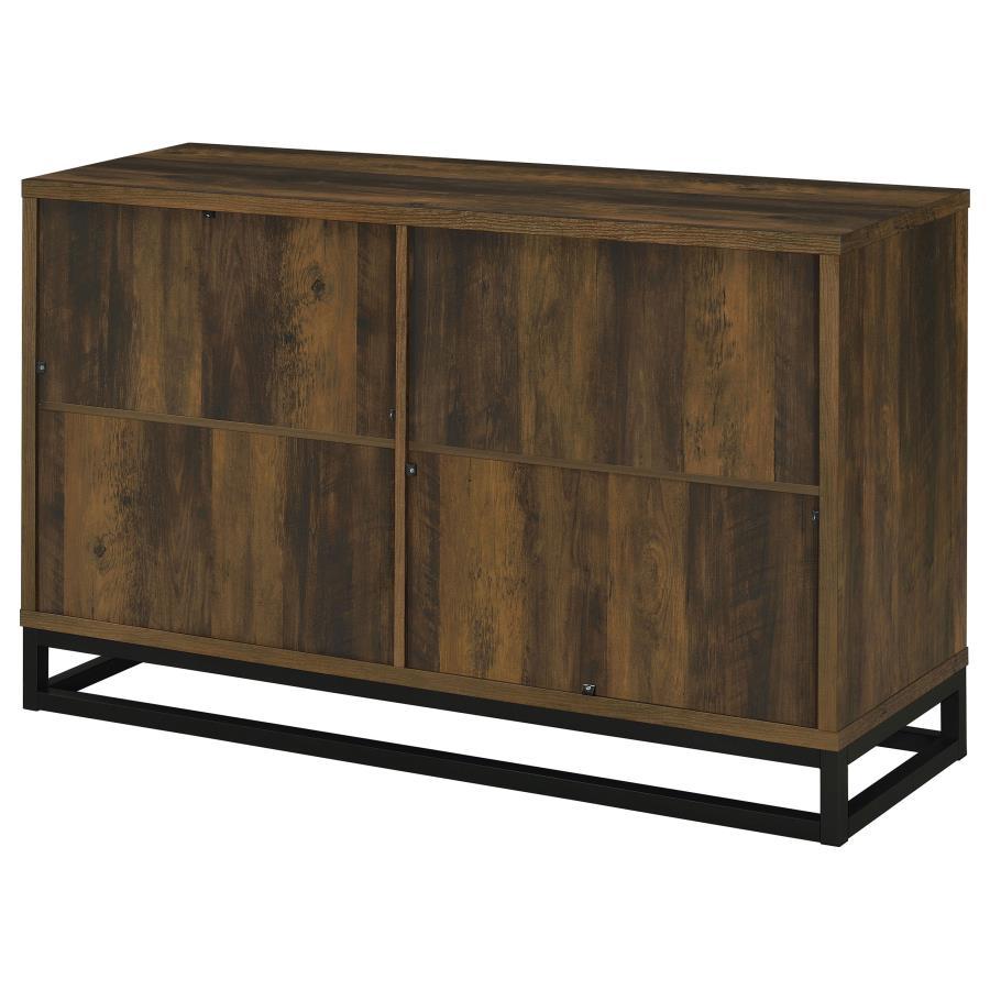 Ryatt - 4 Door Engineered Wood Accent Cabinet - Dark Pine by Coaster Fine Furniture | Bel Furniture
