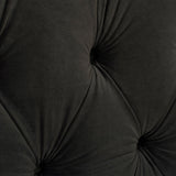 David - King Tufted Wingback Bed - Dark Charcoal Gray by Jennifer Taylor Home | Bel Furniture