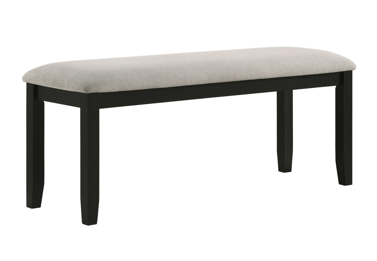 Folio - Bench - Black / Gray by Crown Mark | Bel Furniture