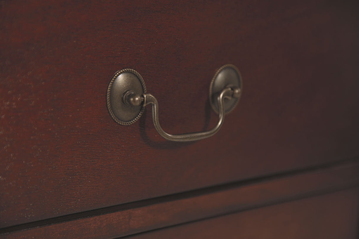 Alisdair - Reddish Brown - Two Drawer Night Stand by Signature Design by Ashley® | Bel Furniture