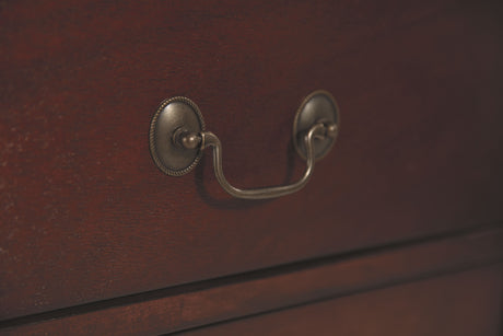 Alisdair - Reddish Brown - Two Drawer Night Stand by Signature Design by Ashley® | Bel Furniture