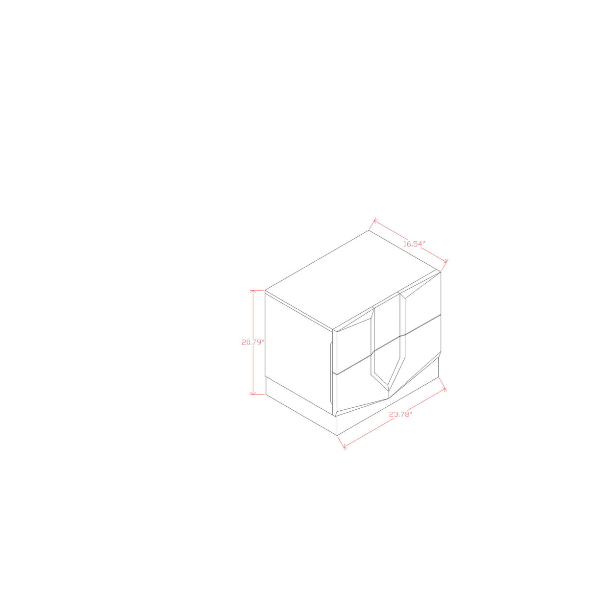 Vios - 5 Piece Bedroom Set With Zebrano Accent Design