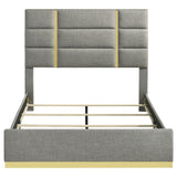 Ines - Fabric Upholstered Panel Bed