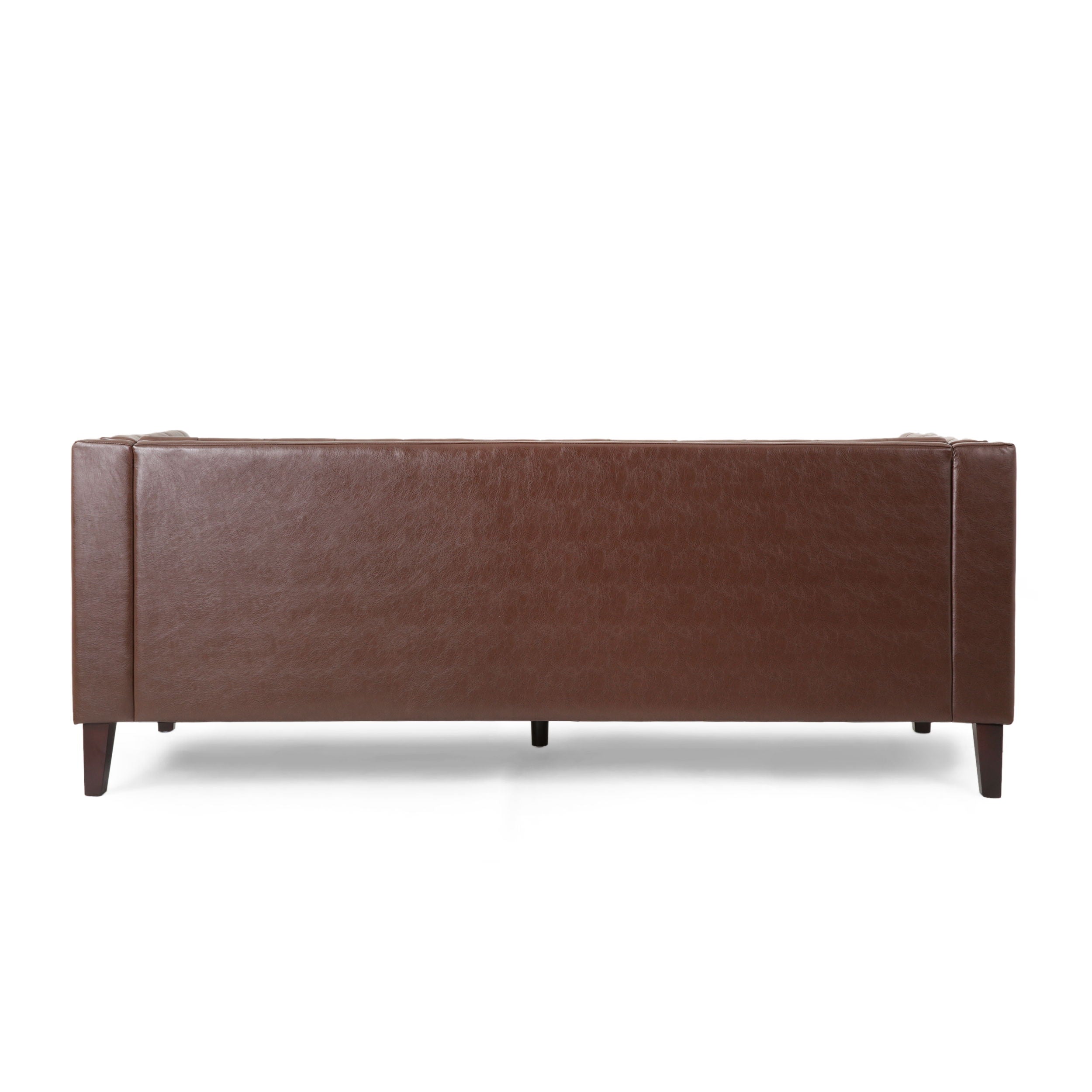 Comfy 3 Seat Sofa With Tufted Back, Modern For Living Room