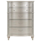 Evangeline - 6-Drawer Bedroom Chest - Silver Oak by CoasterElevations | Bel Furniture