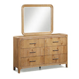 Westcott - Dresser And Mirror - Cerused Natural